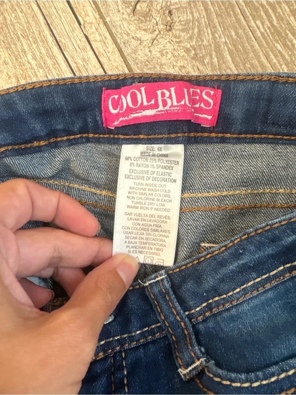Girls' Dark Blue Skinny Jeans